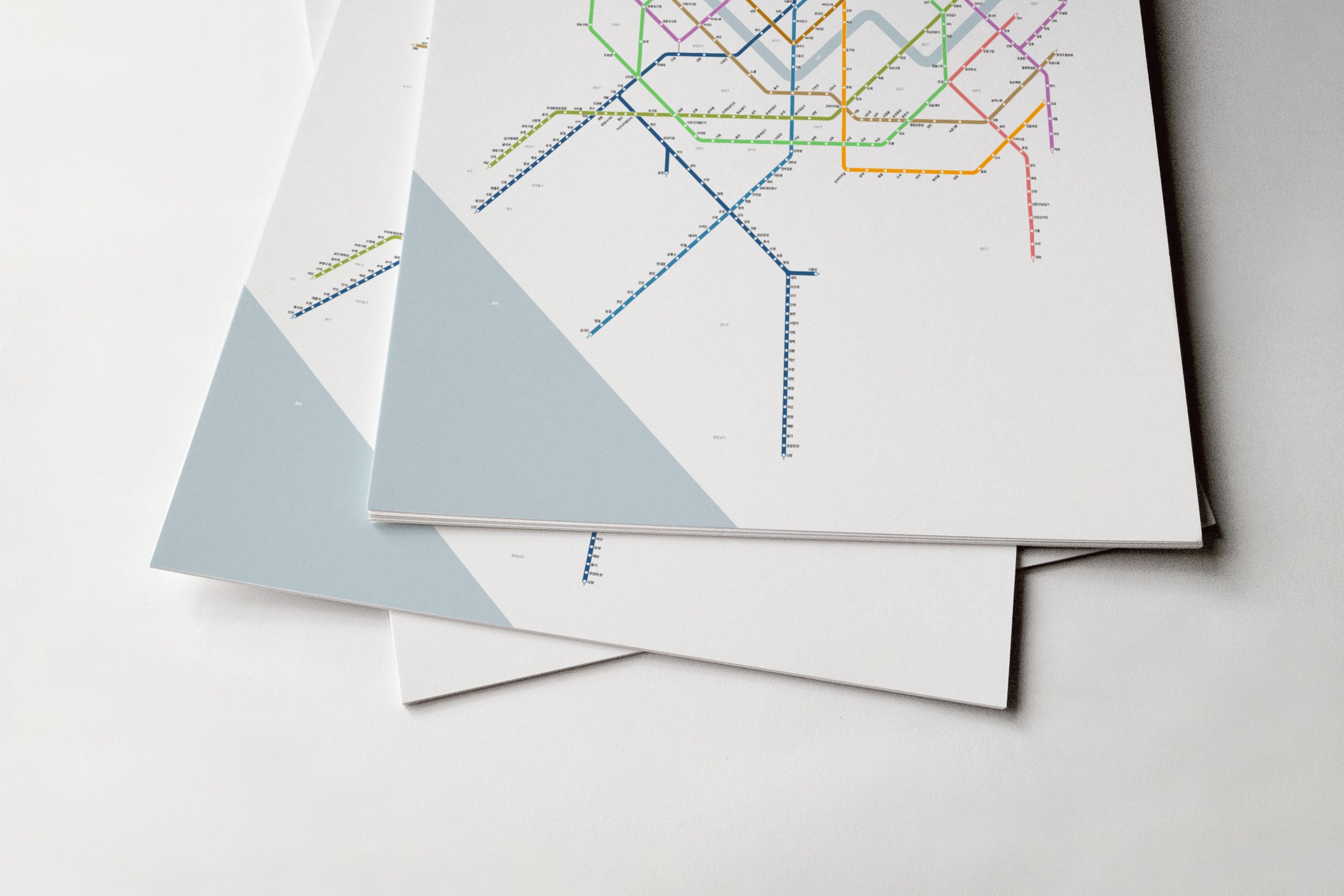 Seoul Metro 서울교통공사 / Light Mode System Map / Hangul