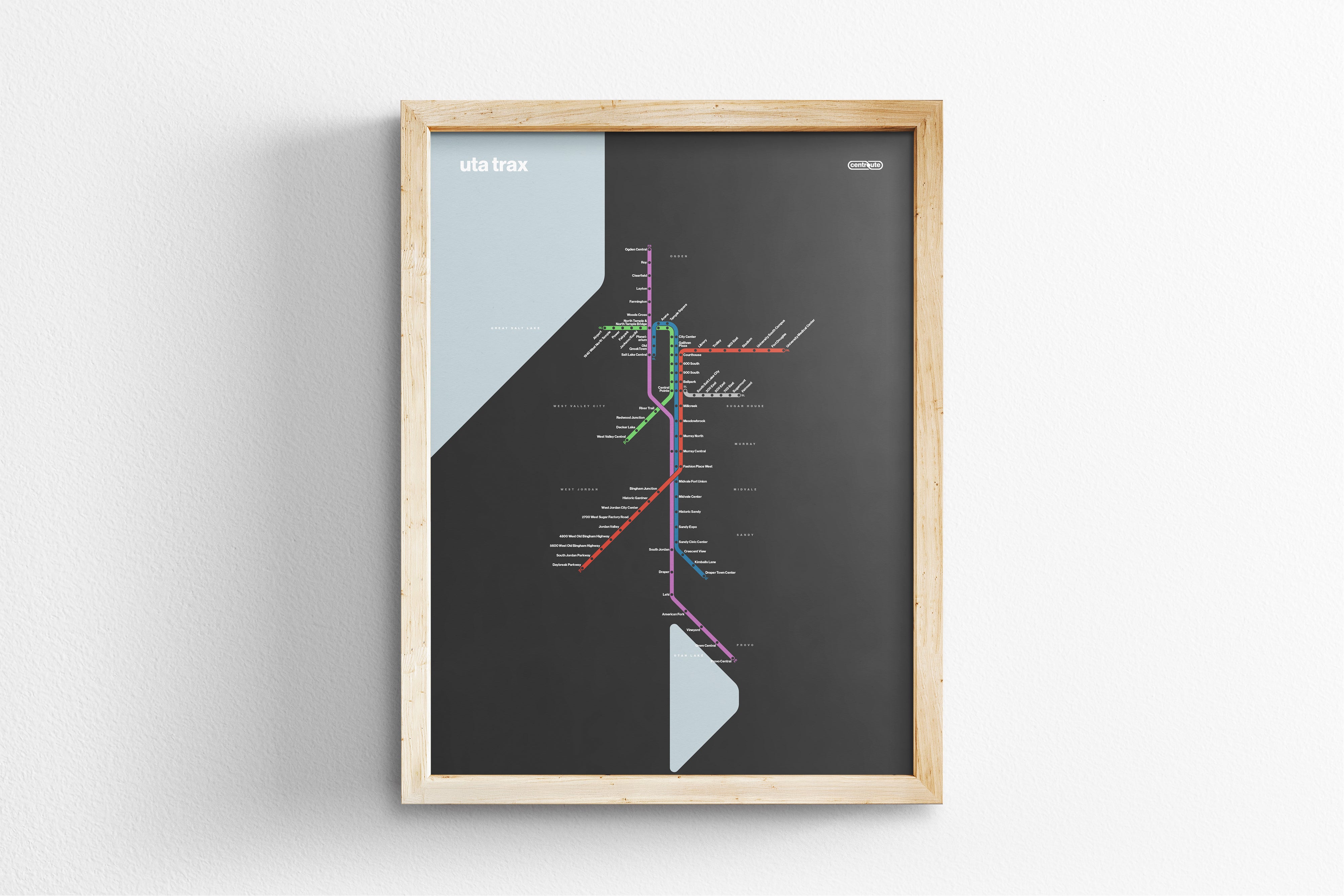 Utah Trax / Dark Mode System Map