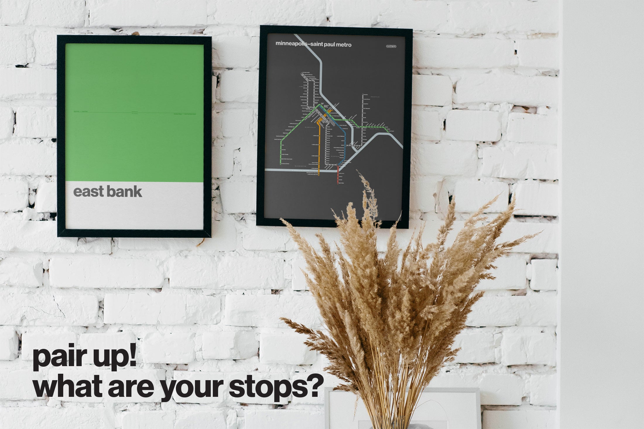 Minneapolis–St. Paul Metro / Dark Mode System Map