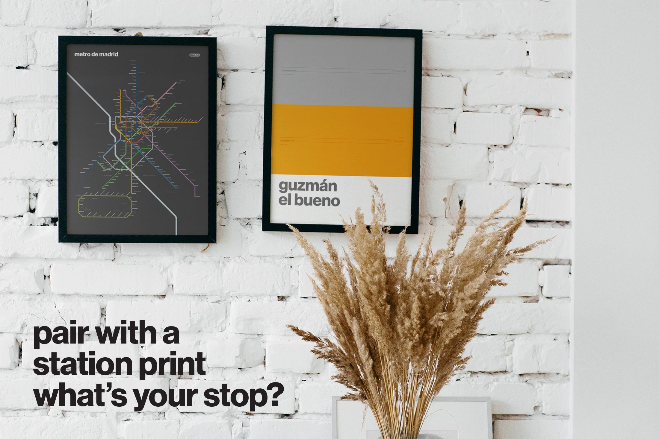 Madrid Metro / Dark Mode Map