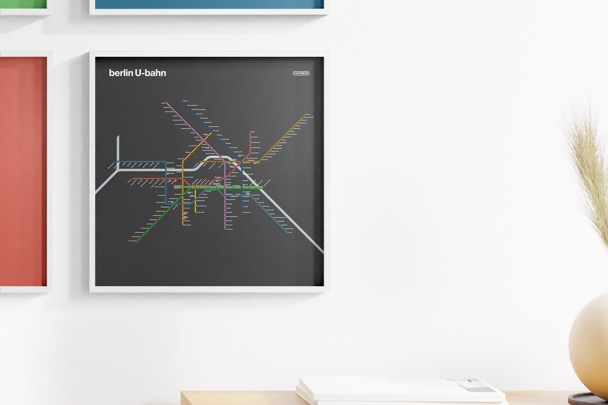 Berlin U-Bahn / Dark Mode System Map