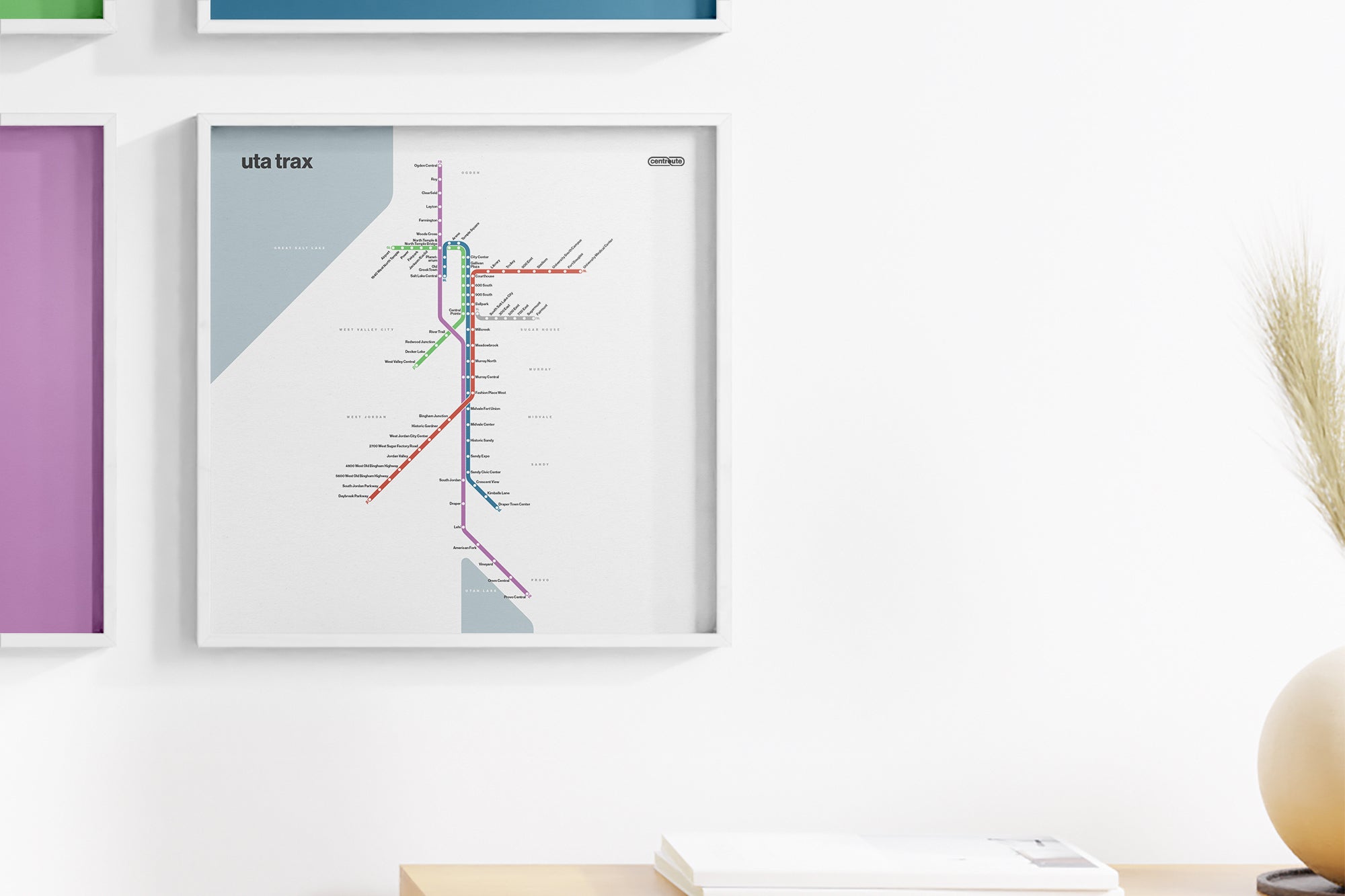 Utah Trax / Light Mode System Map