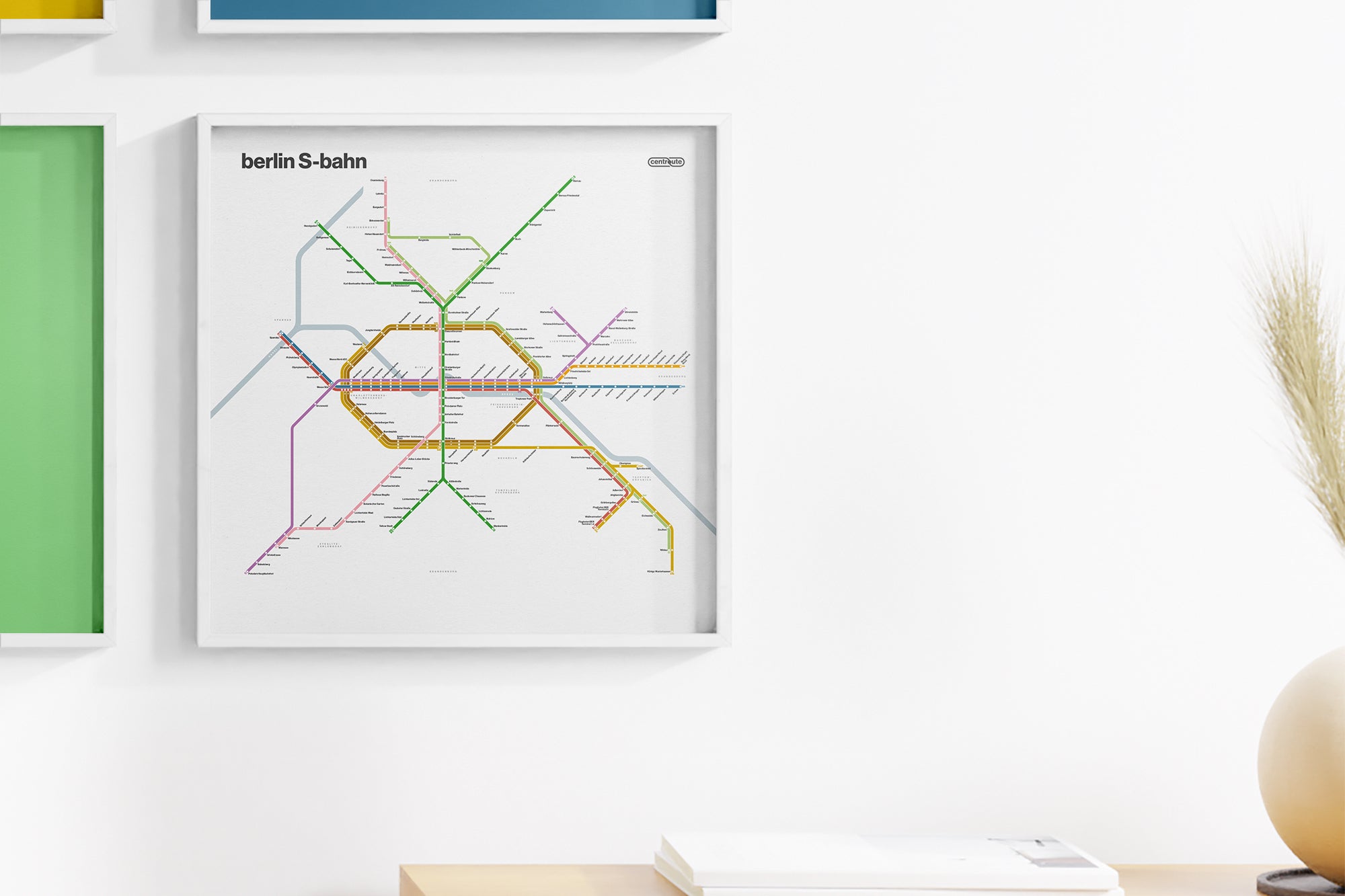 Berlin S-Bahn / Light Mode System Map