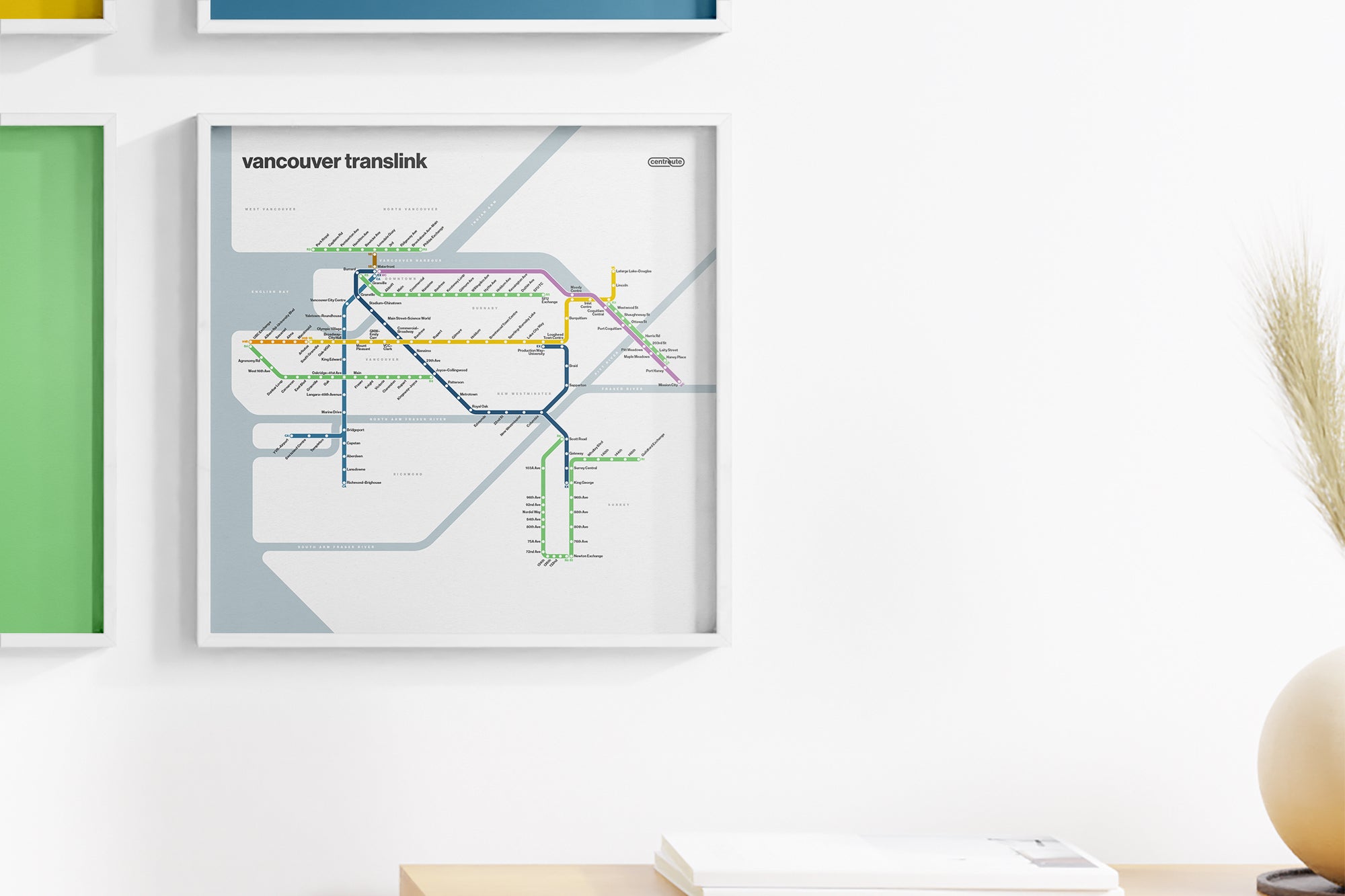 Vancouver Translink / Light Mode System Map