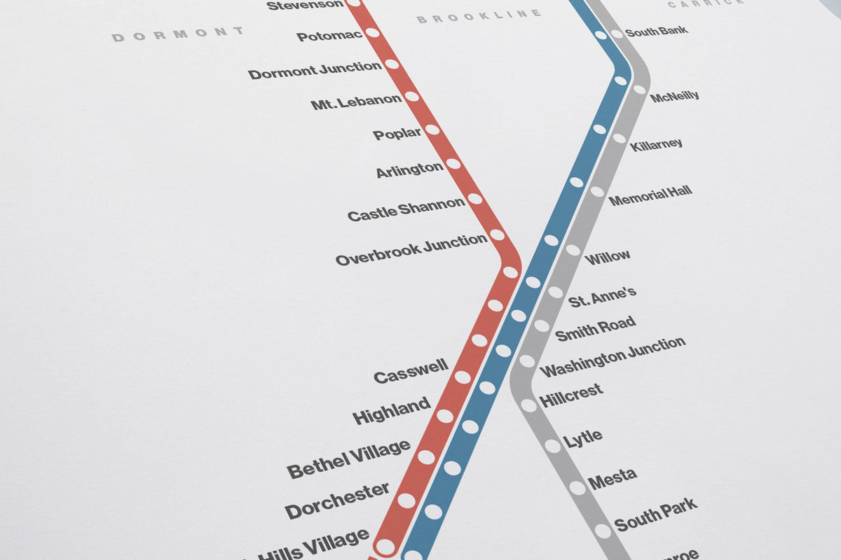 Pittsburgh Light Rail – Light Mode
