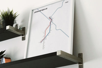 Pittsburgh Light Rail – Light Mode