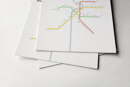 The image is a subway map with multiple lines and stations, including a prominent yellow line.