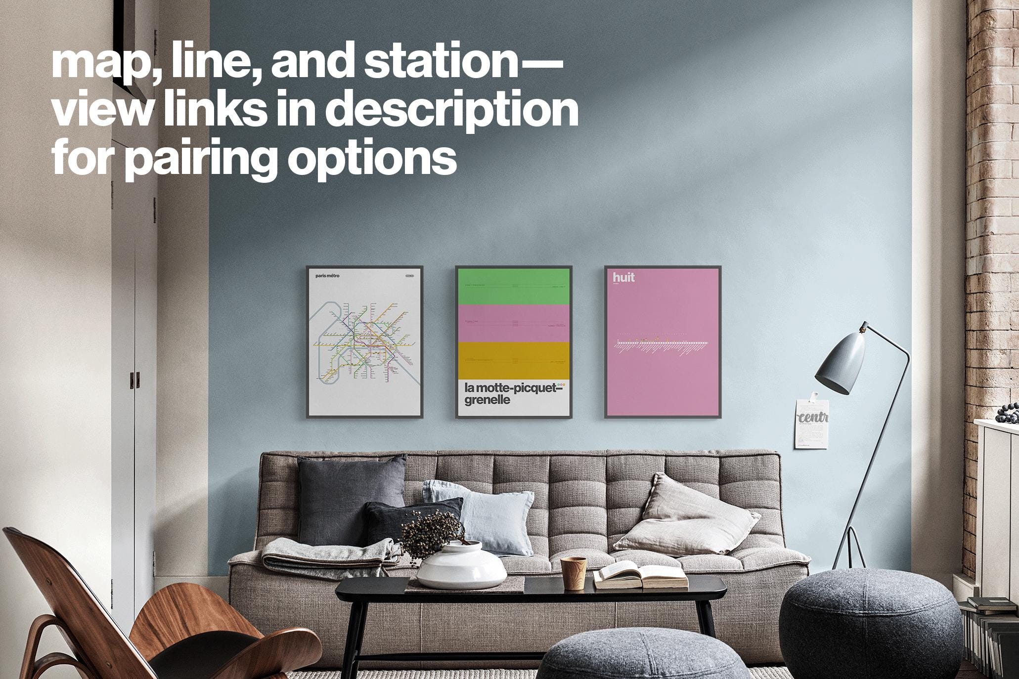 Paris Metro Map –  Vertical Light Mode