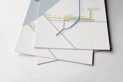 Rotterdam Metro / Light Mode System Map