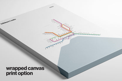 Oslo Trams / Light Mode System Map