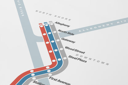 Pittsburgh Light Rail – Light Mode