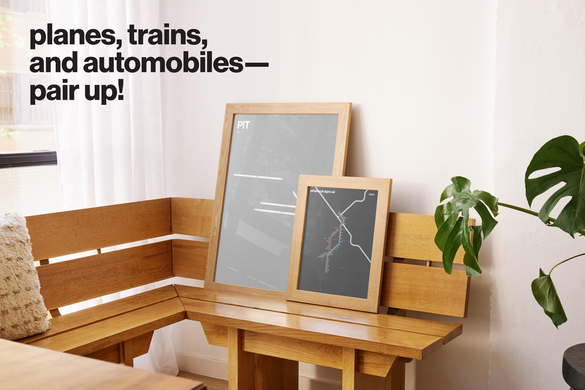 Pittsburgh Light Rail – Dark Mode