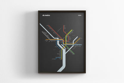 DC Metro Map – Dark Mode