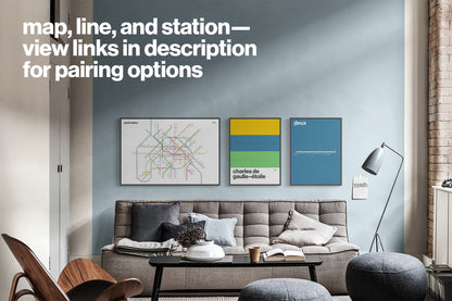 Line 2 Map / Paris Metro