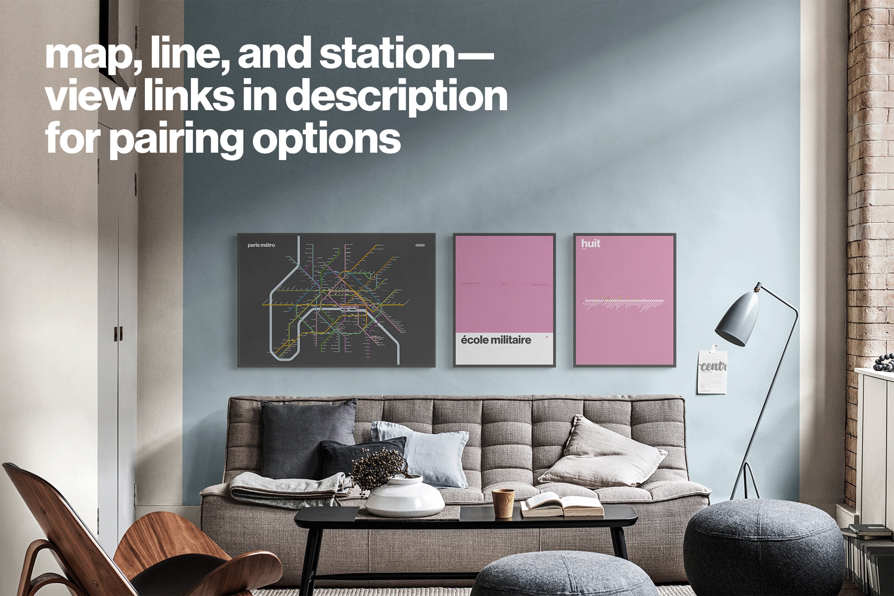 Paris Metro / Dark Mode System Map