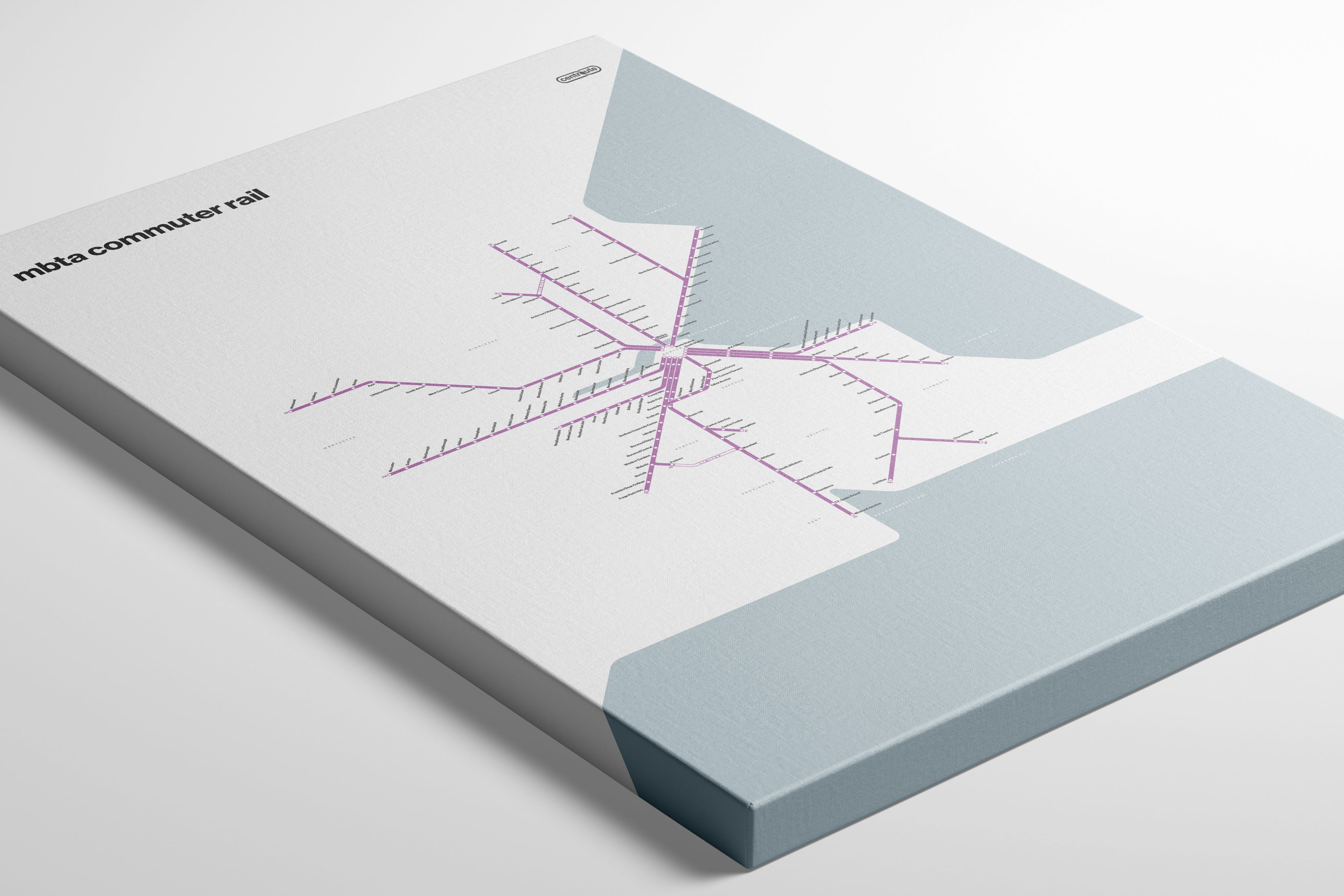 Boston Commuter Rail / Light Mode System Map