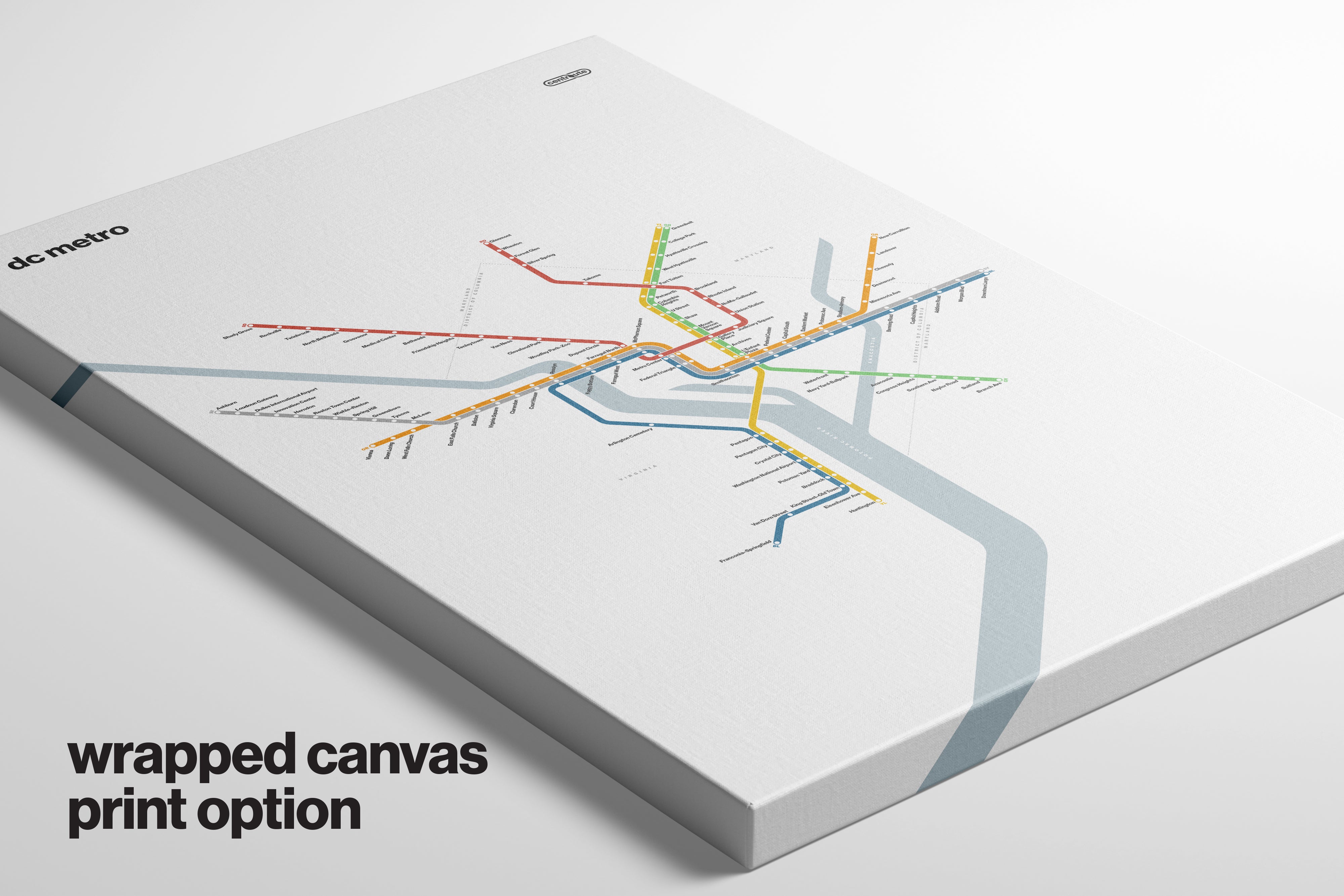 DC Metro / Light Mode Map