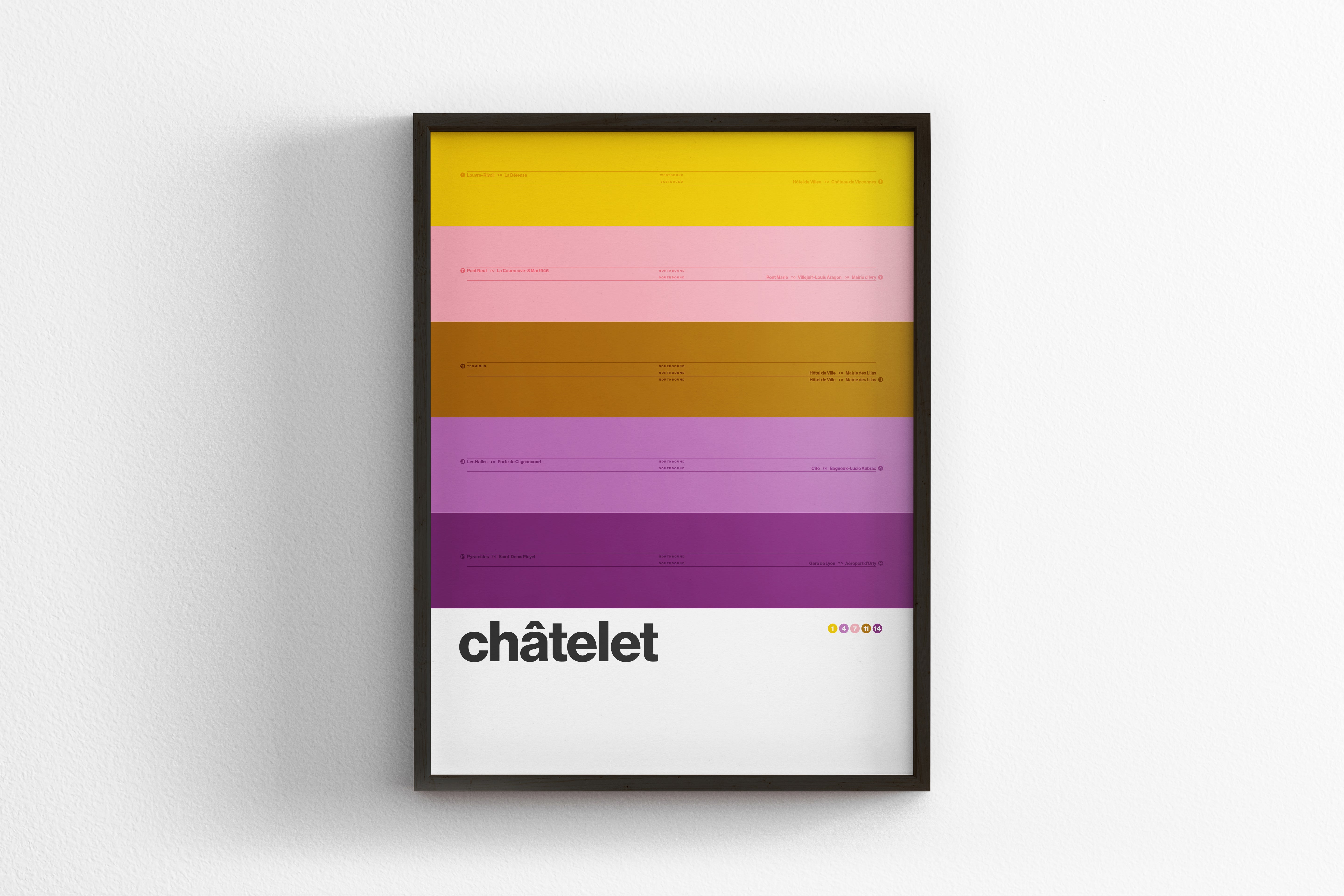 Châtelet Station / Paris Metro