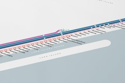 Northeast Corridor / Light Mode System Map