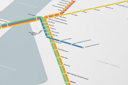 BART / Light Mode System Map