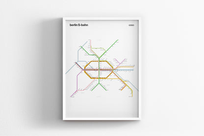 Berlin S-Bahn / Light Mode System Map
