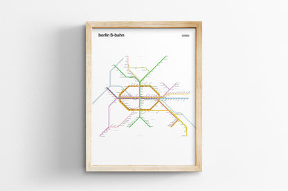 Berlin S-Bahn / Light Mode System Map