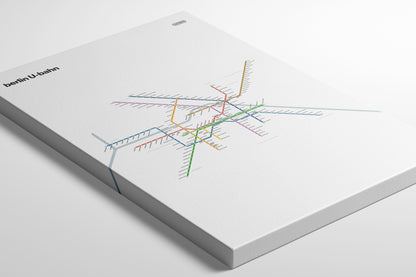 Berlin U-Bahn / Light Mode System Map