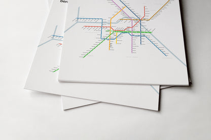 Berlin U-Bahn / Light Mode System Map