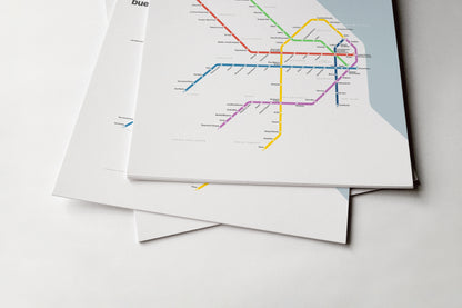Buenos Aires Subte / Light Mode System Map