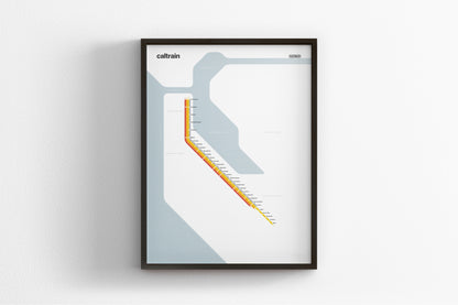Caltrain / Light Mode System Map