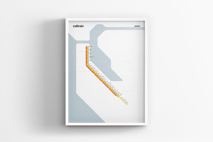 Caltrain / Light Mode System Map