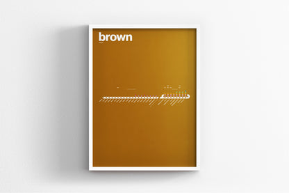 Brown Line Map / Chicago L