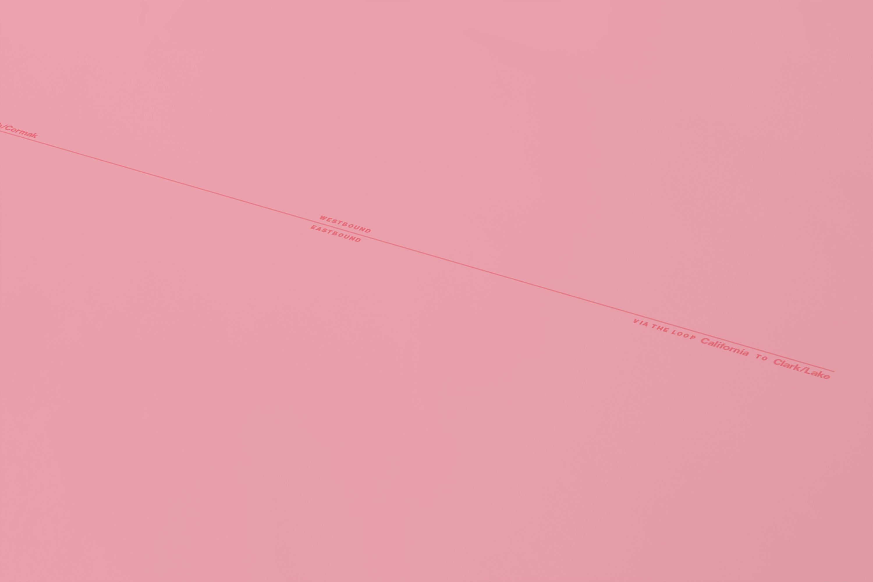 Kedzie Station Pink Line / Chicago L