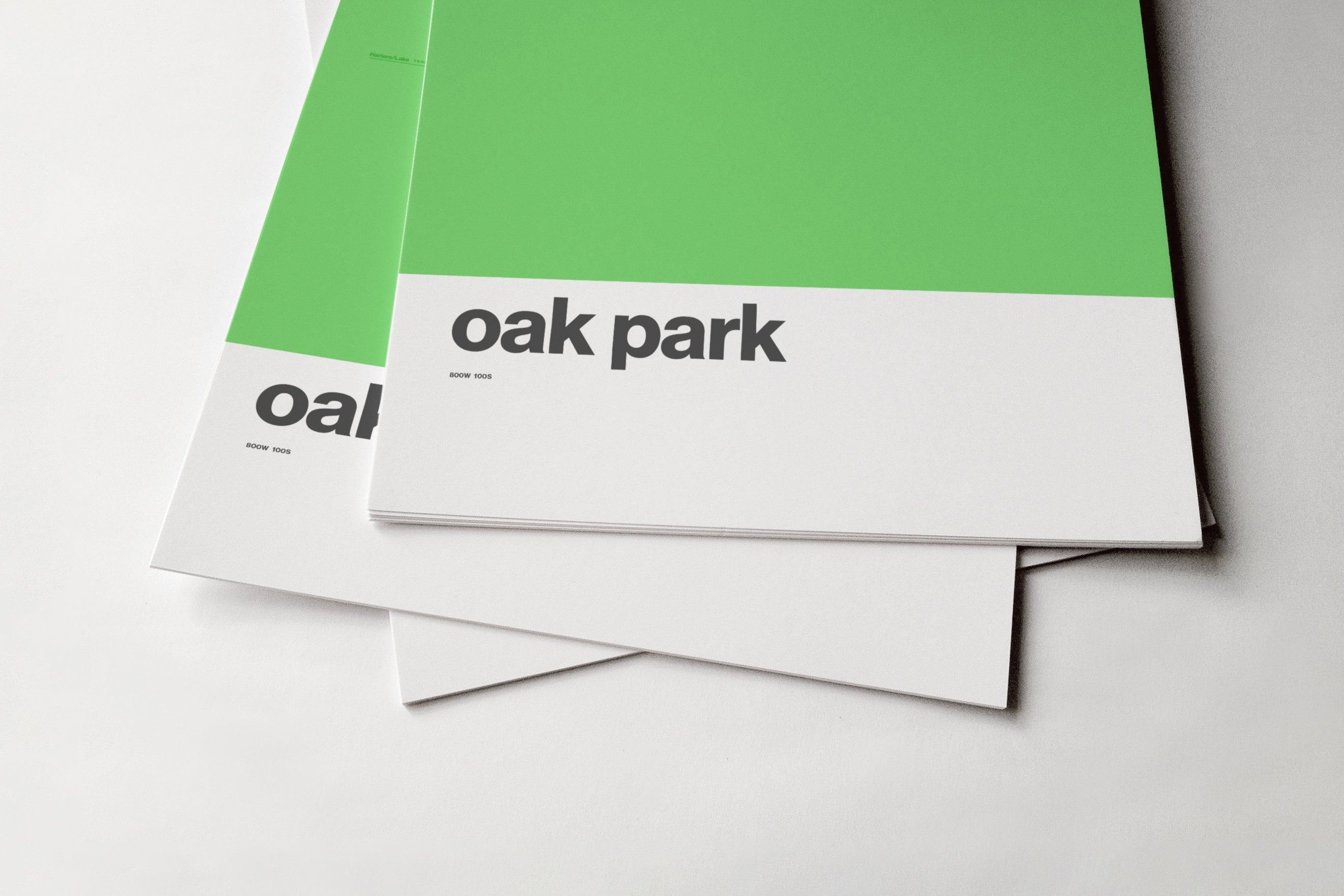 Oak Park Station Green Line / Chicago L