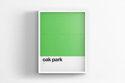 Oak Park Station Green Line / Chicago L