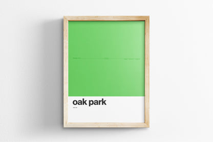 Oak Park Station Green Line / Chicago L