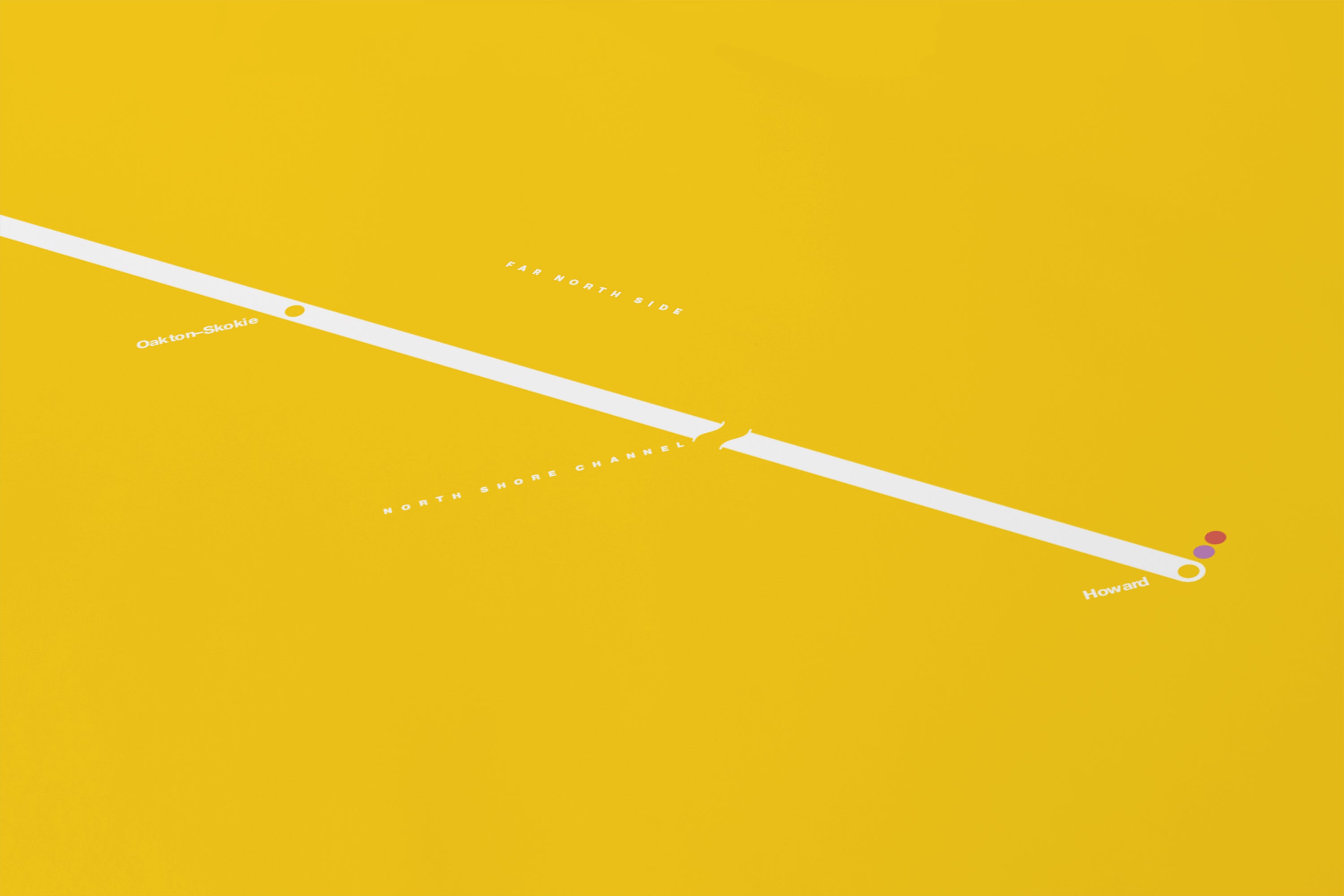 Yellow Line Map / Chicago L