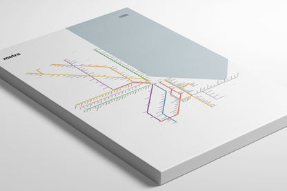Metra Rail / Light Mode System Map
