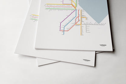 Metra Rail / Light Mode System Map
