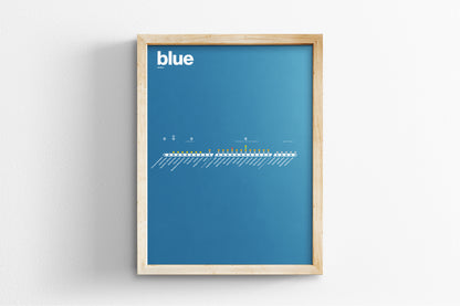 Blue Line Map / DC Metro
