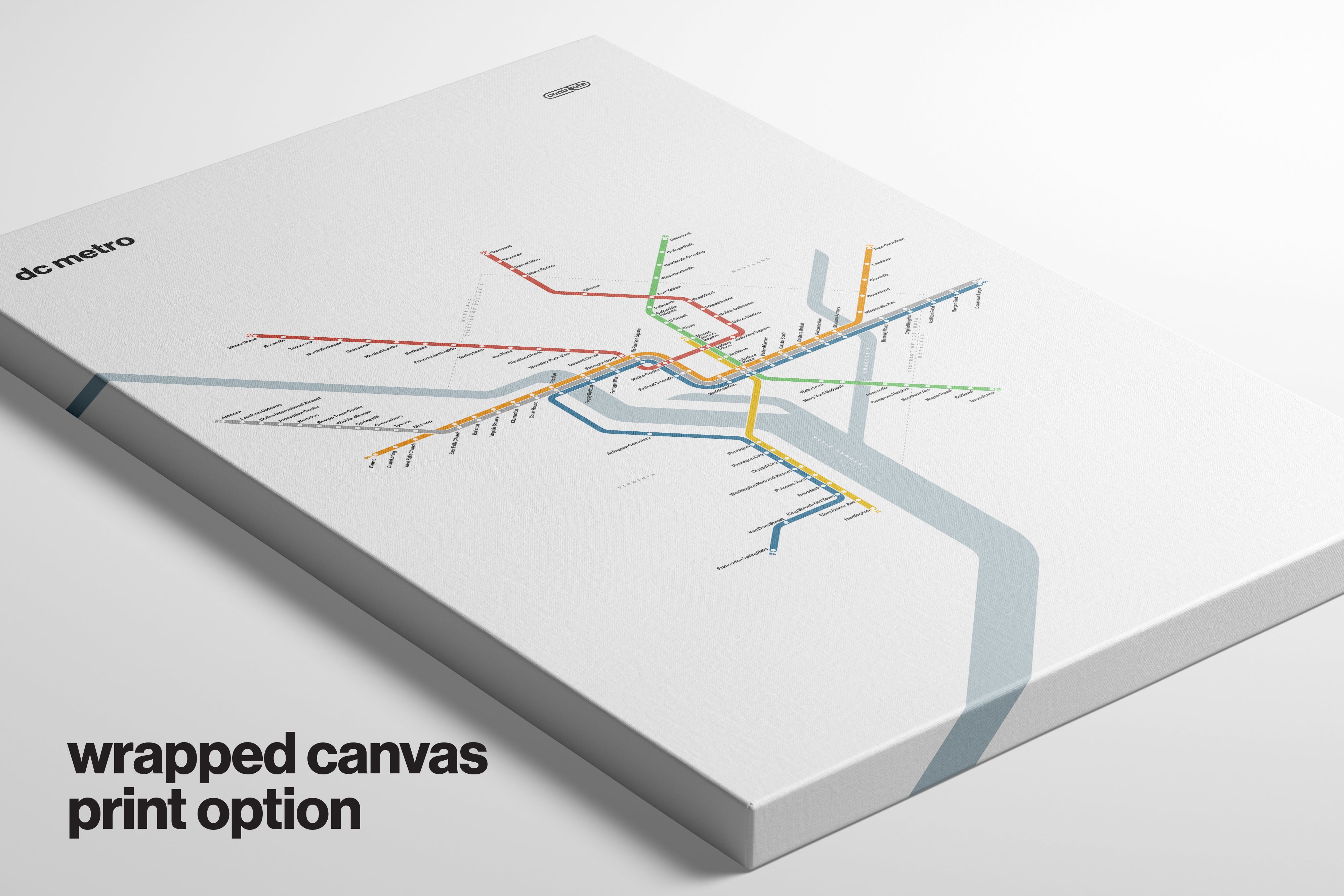DC Metro / Light Mode System Map