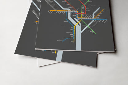 DC Metro / Dark Mode System Map