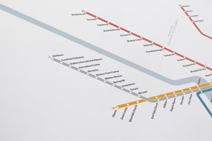 DC Metro / Light Mode System Map