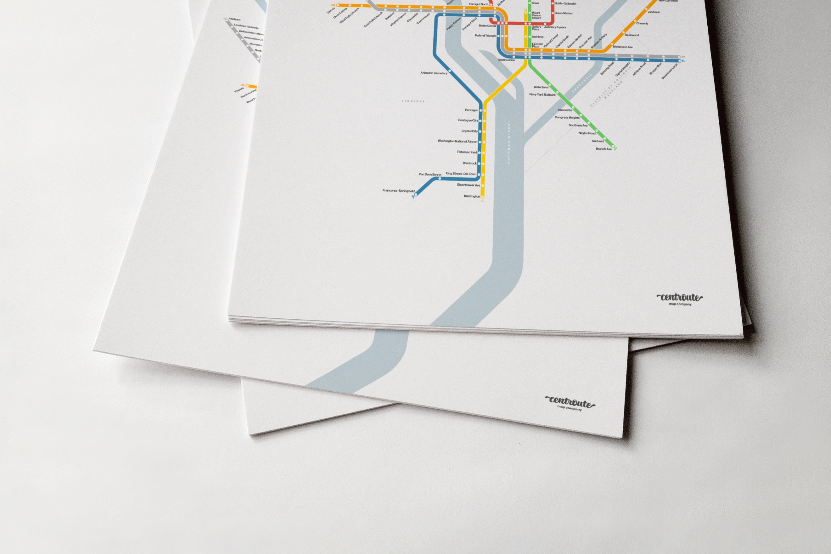 DC Metro / Light Mode System Map