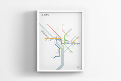 DC Metro / Light Mode System Map