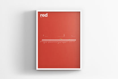 Red Line Map / DC Metro