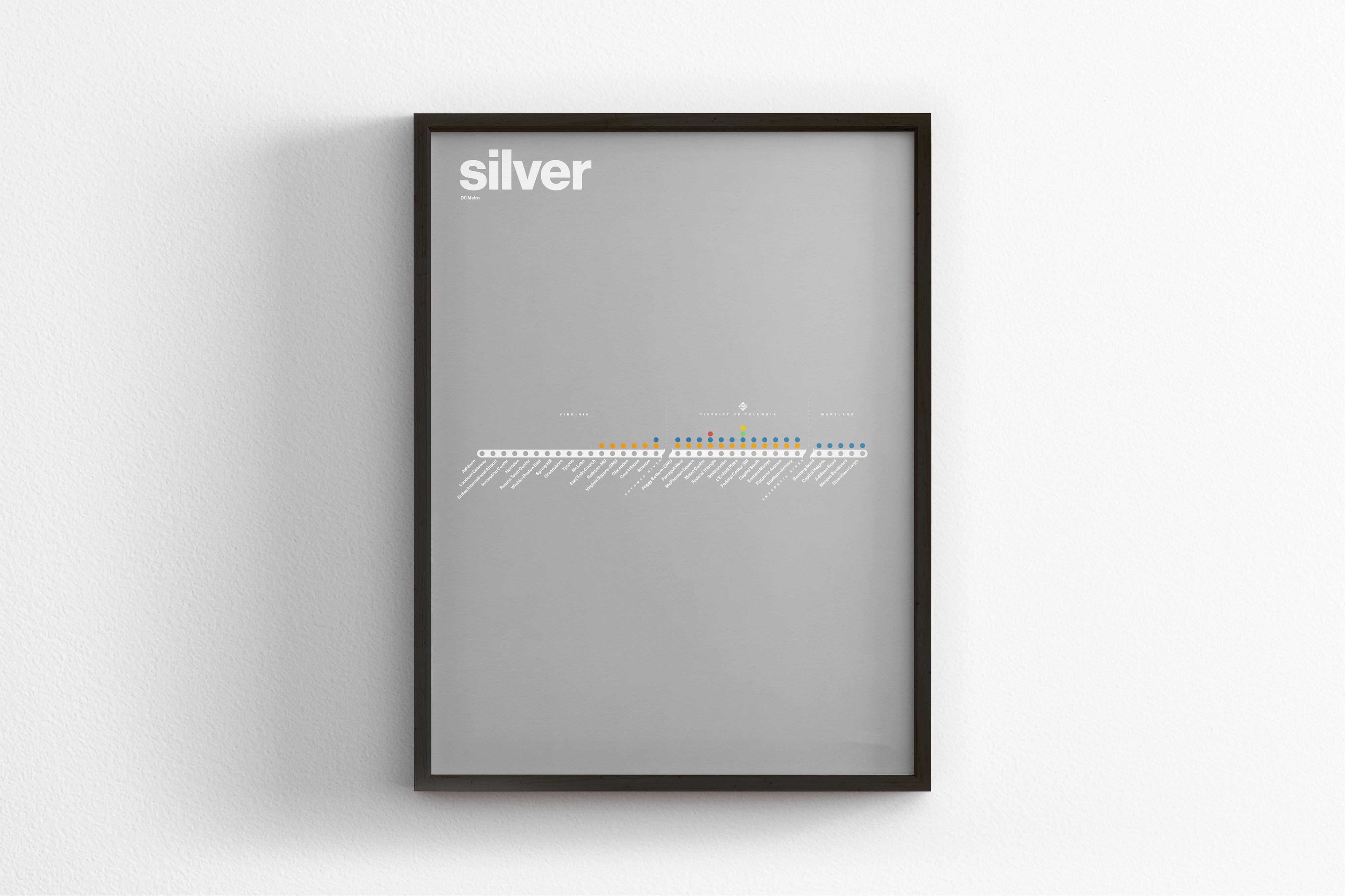 Silver Line Map / DC Metro