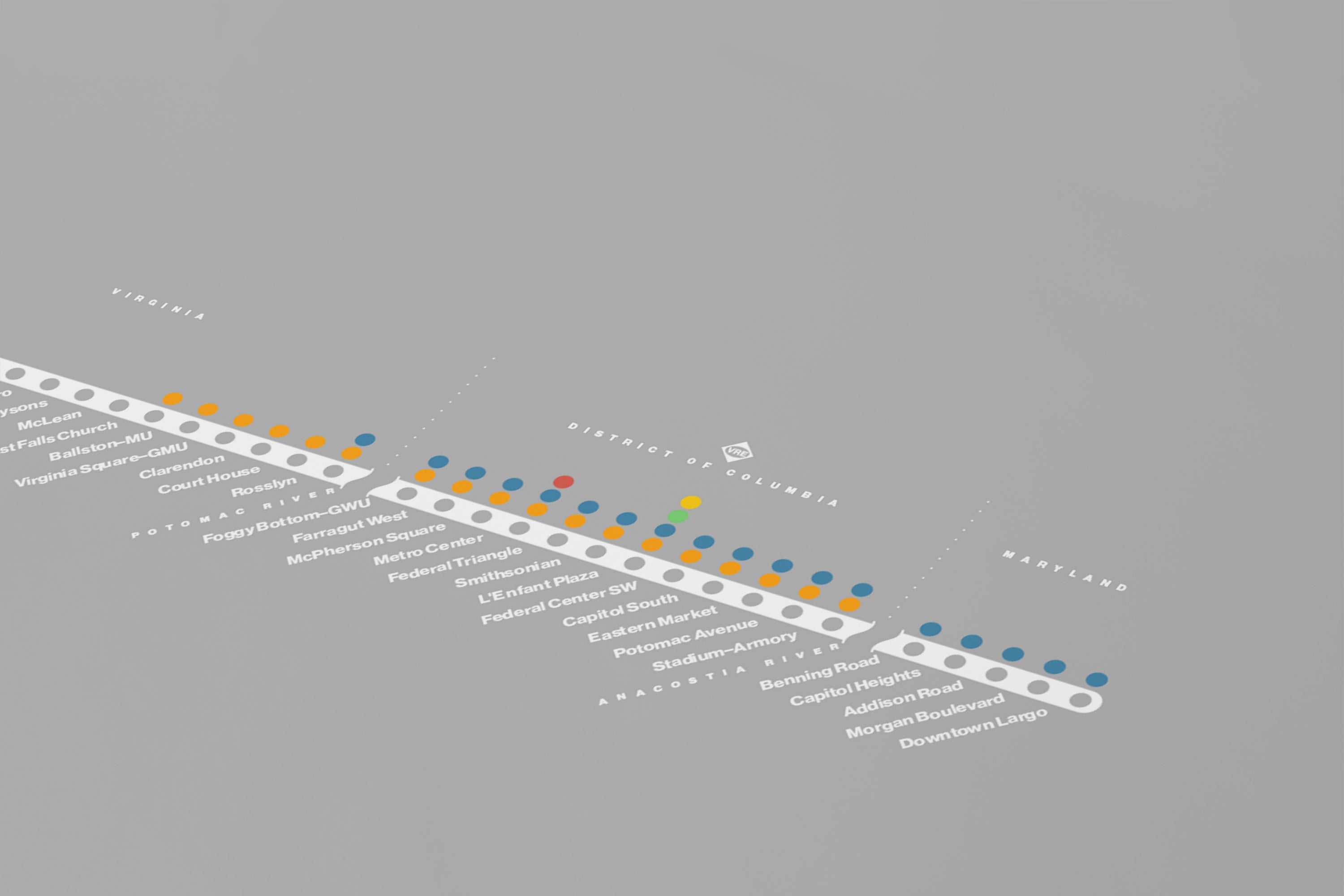 Silver Line Map / DC Metro