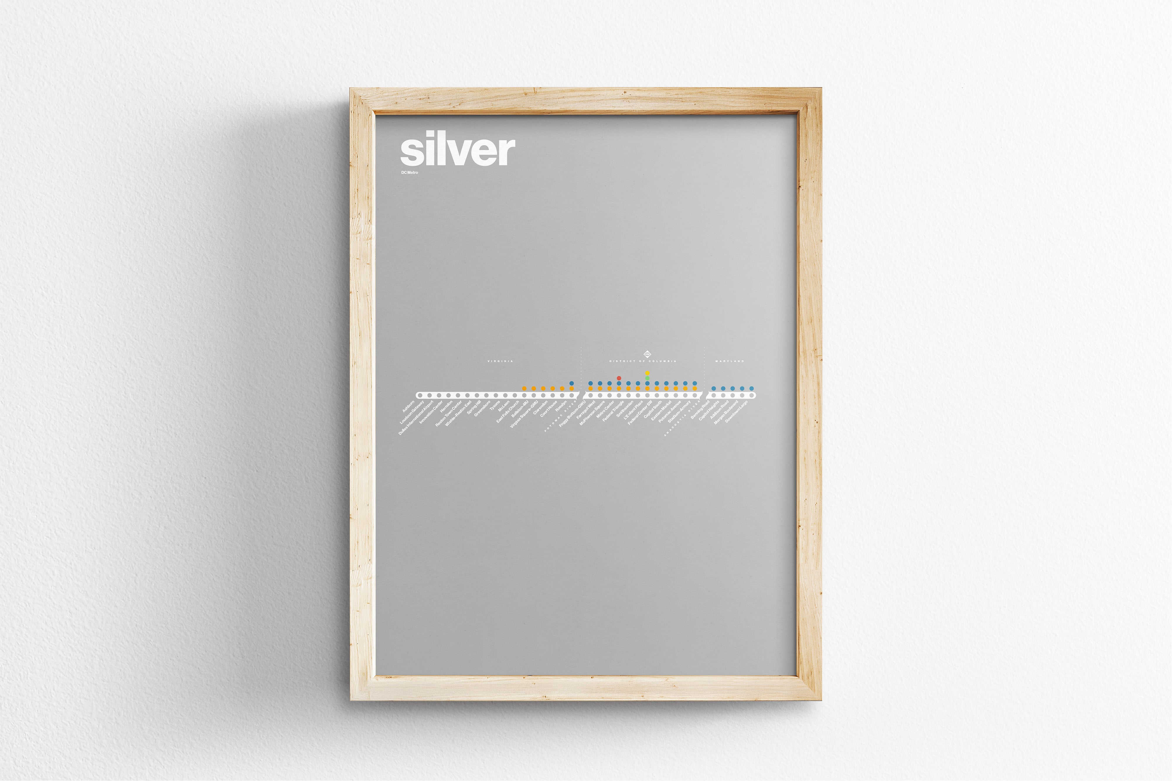 Silver Line Map / DC Metro