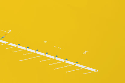 Yellow Line Map / DC Metro